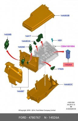 Предохранитель 4 780 767 FORD