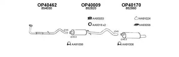 Система выпуска ОГ 400133 VENEPORTE
