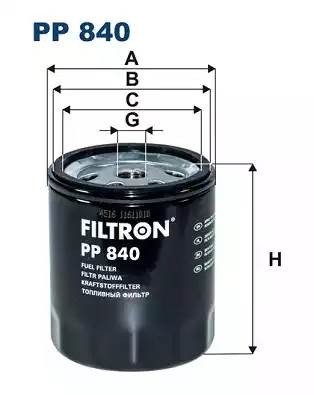 Фильтр топливный PP840 FILTRON