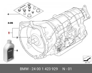 АКПП в сборе 24 00 1 423 929 BMW