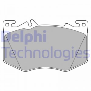 Комплект тормозных колодок, диско LP571 DELPHI