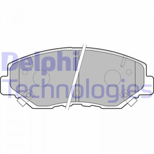 Комплект тормозных колодок, диско LP1806 DELPHI