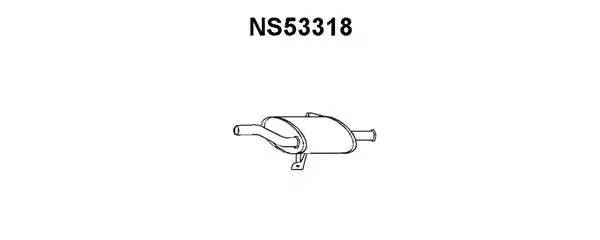 Глушитель выхлопных газов конечный NS53318 VENEPORTE