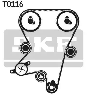 Комплект ремня ГРМ VKMS05222 SKF