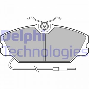 Комплект тормозных колодок, диско LP542 DELPHI
