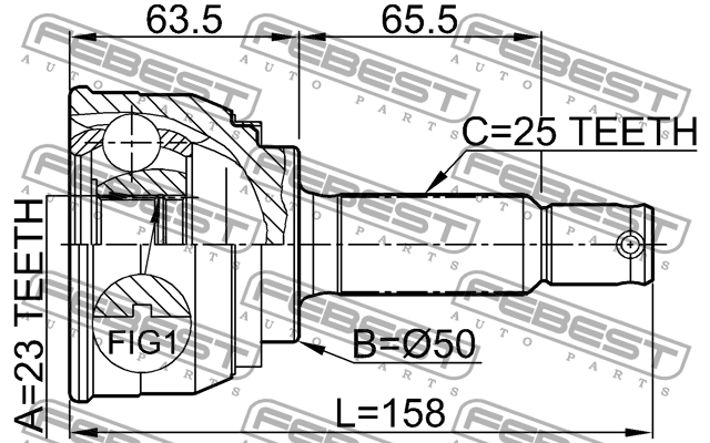 ШРУС 0410-005 FEBEST