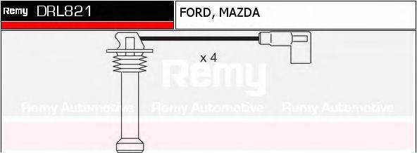 Ккомплект проводов зажигания DRL821 DELCO REMY