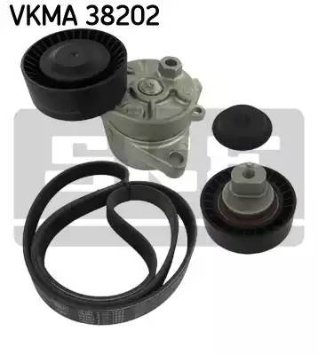 Поликлиновой ременный комплект VKMA38202 SKF