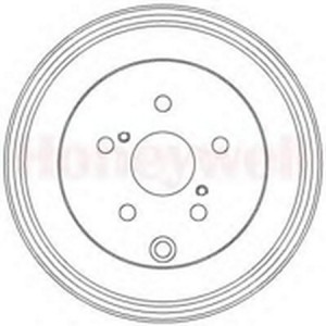 Тормозной барабан 329332B BENDIX JURID