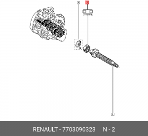 Подшипник 7703090323 RENAULT