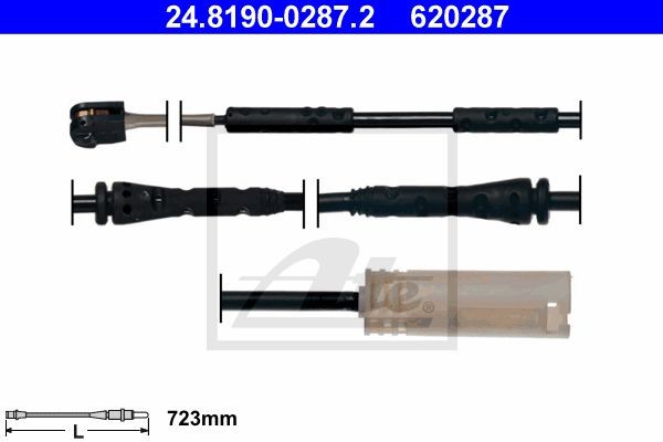 Датчик износа тормозных колодок 24.8190-0287.2 ATE