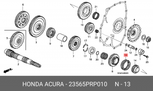Деталь 23565PRP010 HONDA