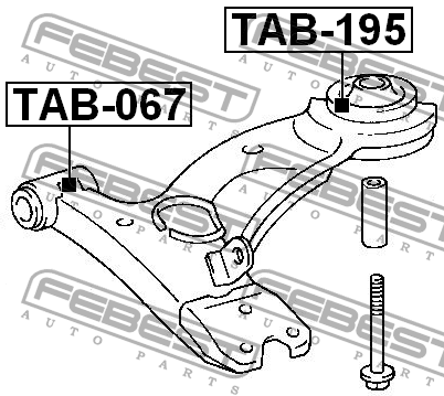 Сайлентблок TAB-195 FEBEST