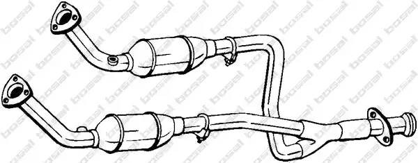 Катализатор 099300 BOSAL