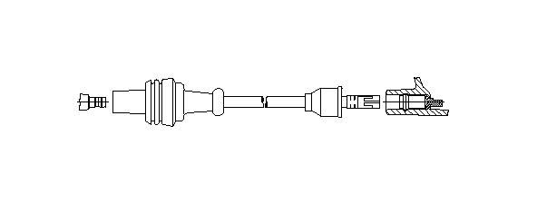 Провод зажигания 32040 BREMI