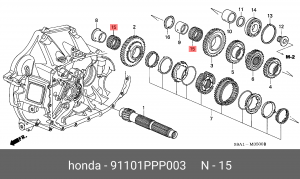 Деталь 91101PPP003 HONDA