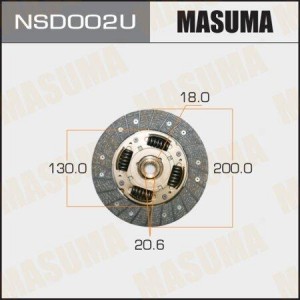 Диск сцепления NSD002U MASUMA