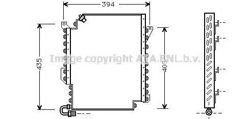 Радиатор кондиционера AI5135 AVA