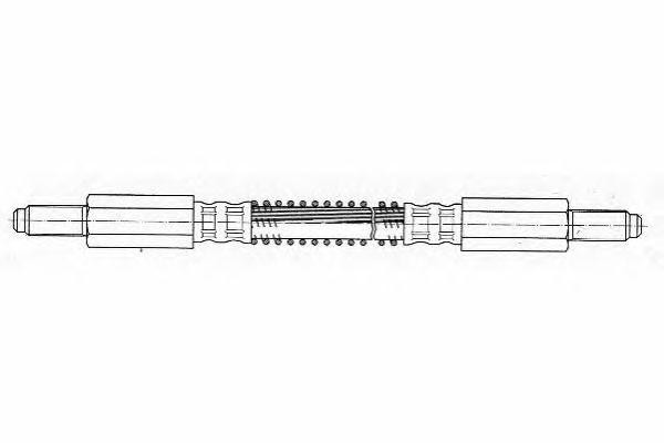 Тормозной шланг FHY2382 FERODO