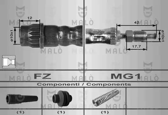 Тормозной шланг 8569 MALO