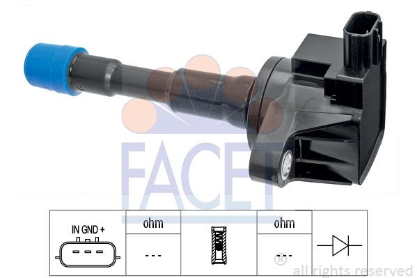 Элемент катушки зажигания 98002 FACET