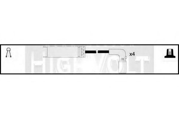 Ккомплект проводов зажигания OEF130 STANDARD