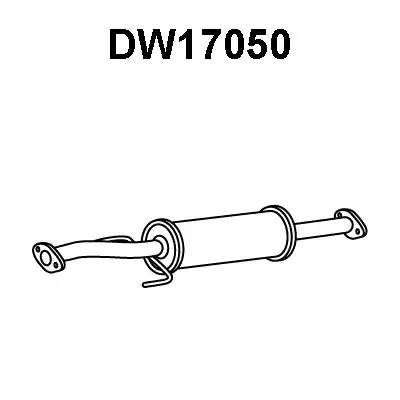 Предглушитель выхлопных газов DW17050 VENEPORTE