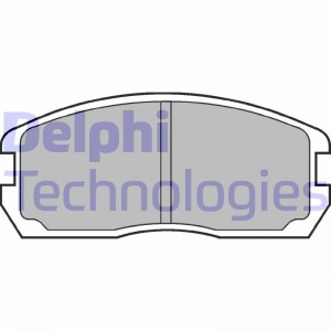 Комплект тормозных колодок, диско LP467 DELPHI