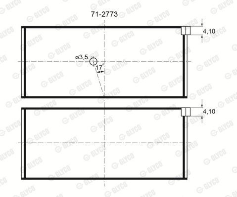 Подшипник 71-2773 GLYCO