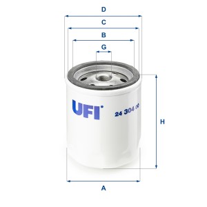 Топливный фильтр 24.304.00 UFI