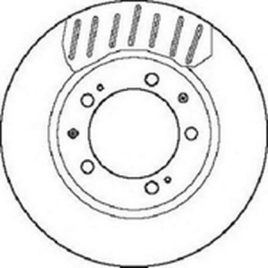 Тормозной диск 561755B BENDIX JURID