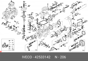 Болт 42533142 IVECO