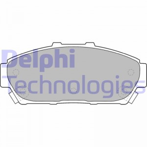 Комплект тормозных колодок, диско LP1534 DELPHI