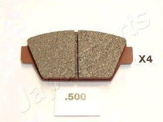 Комплект тормозных колодок, диско PP-500AF JAPAN PARTS GROUP