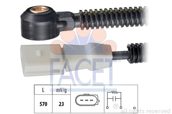 Датчик детонации 9.3186 FACET