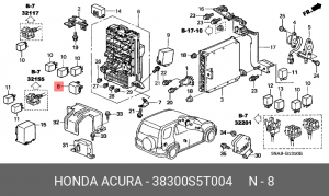 Реле указателя поворотов 38300S5T004 HONDA