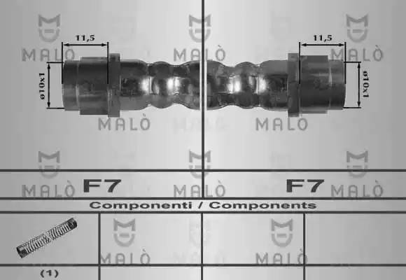 Тормозной шланг 80170 MALO