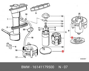 Фильтр топливный 16 14 1 179 500 BMW