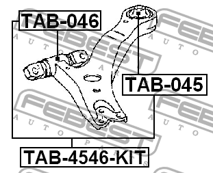 Сайлентблок TAB-046 FEBEST