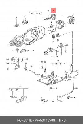 Розетка 99663118900 PORSCHE