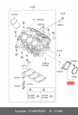 Сальник 214403E001 HYUNDAI KIA