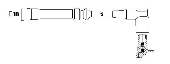 Провод зажигания 65450 BREMI