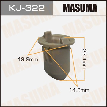 Клипса крепежная KJ322 MASUMA
