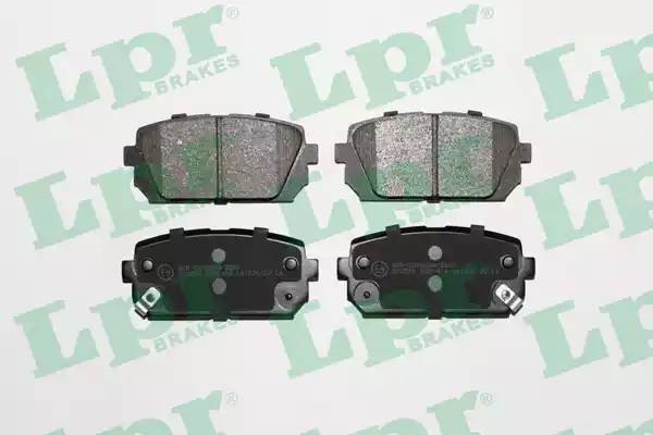 Колодки тормозные дисковые 05P1416 LPR