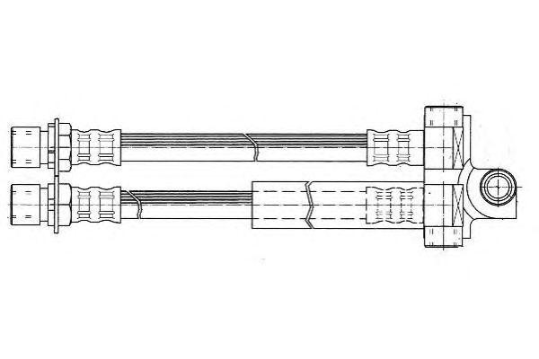 Тормозной шланг FHY2343 FERODO