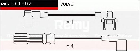 Ккомплект проводов зажигания DRL897 DELCO REMY
