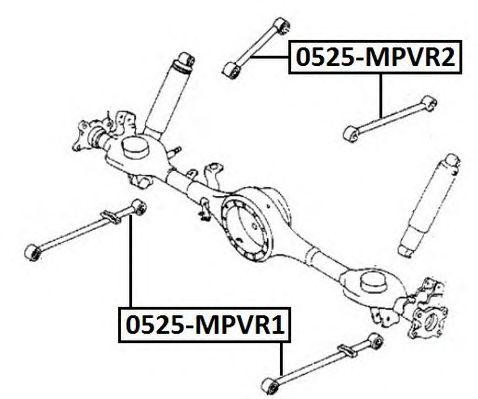 Рычаг подвески 0525-MPVR2 ASVA