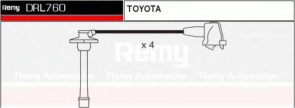 Ккомплект проводов зажигания DRL760 DELCO REMY