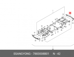 Деталь 7883008B01 SSANG YONG