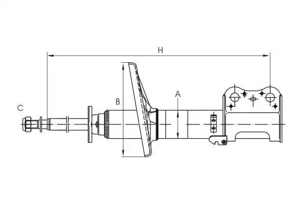 Амортизатор Z3087R SCT